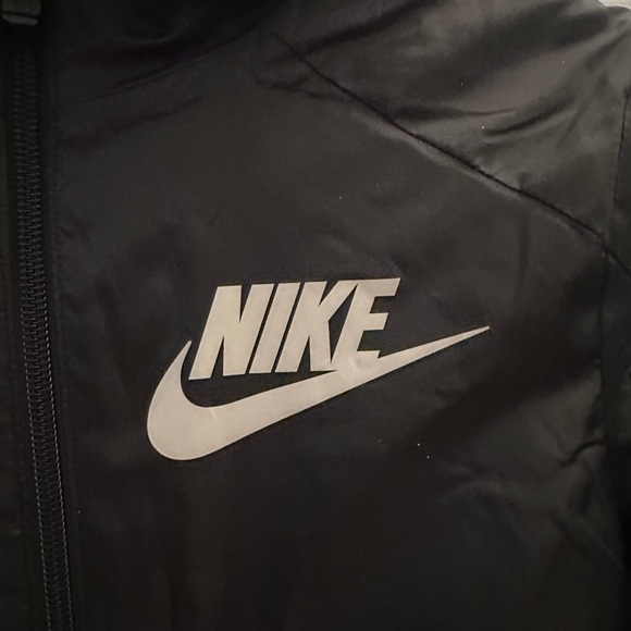 Nike Kids Jacket Black Fleece Lined 86C531 Size XS 3-4 y/o - Picture 3 of 10